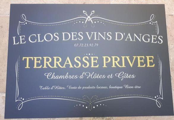 Chambre D'Hote Au Jardin Le Clos Des Vins D'Anges Saint-Pierre-des-Champs ภายนอก รูปภาพ